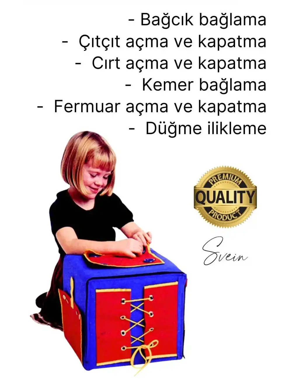 Motor Beceri Küpü Sünger Eğitici Öğretici Renkli Denge Koordinasyon Pratiklik Zeka Geliştiren