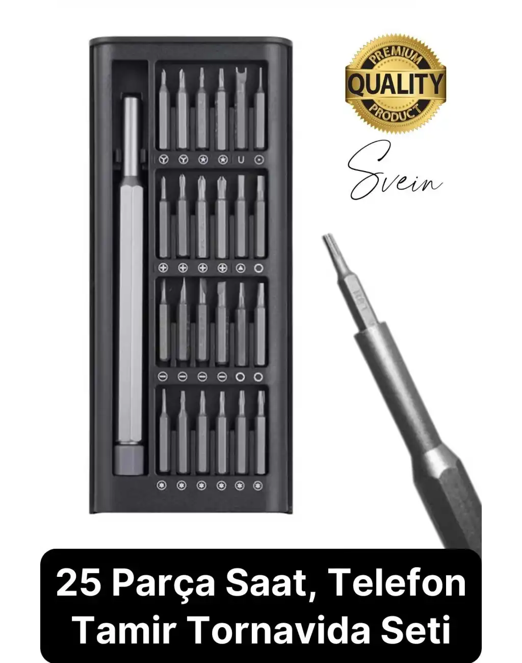 Çok Amaçlı 25 Parça Tornavida Seti Cep Telefonu Gözlük Kamera Saat Tablet Onarım Tamir Özel Kutulu