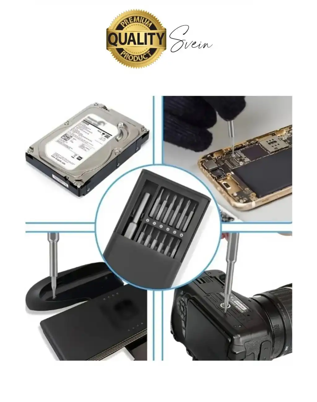 Çok Amaçlı 25 Parça Tornavida Seti Cep Telefonu Gözlük Kamera Saat Tablet Onarım Tamir Özel Kutulu