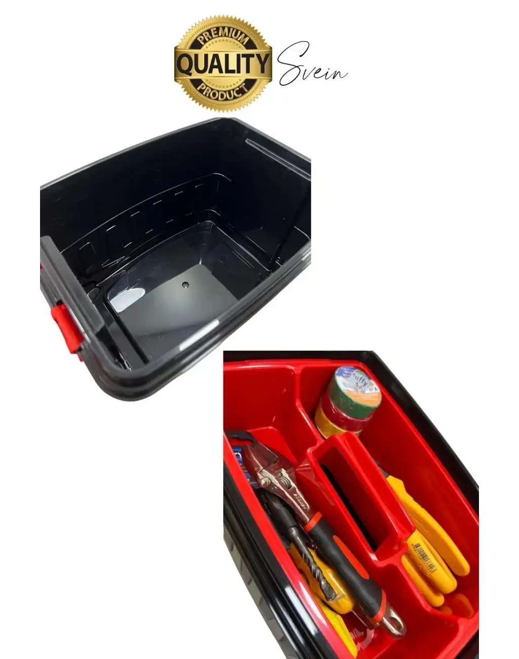 Premium 8 Lt Çok Amaçlı Tesisat Marangoz Malzeme Alet Takım Çantası Plastik Çivi Pense Vida Geniş