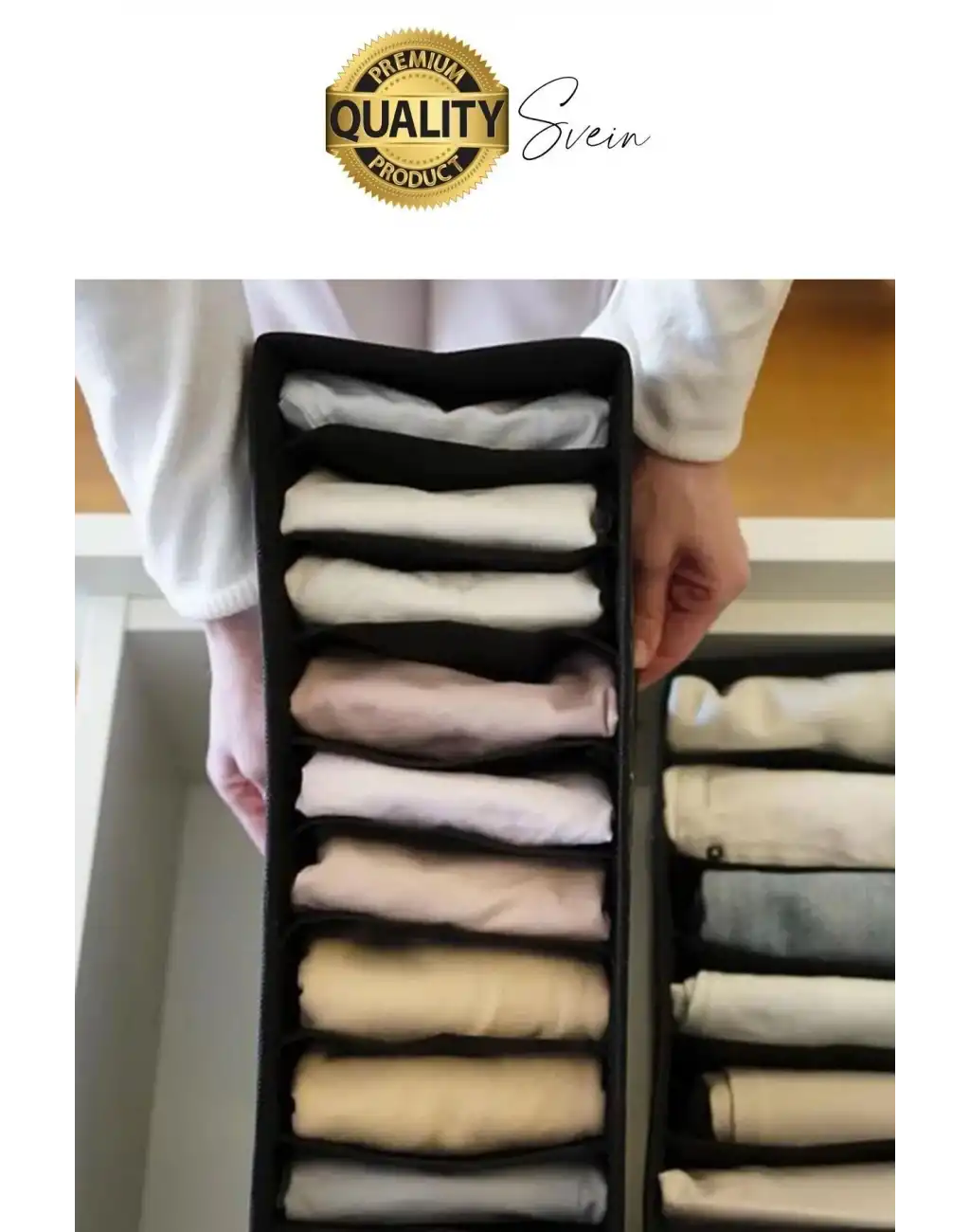 10 Gözlü Çekmece İçi Düzenleyici Organizer Medium Orta Boy Yastık Kılıfları Erkek İç Giyim Şal