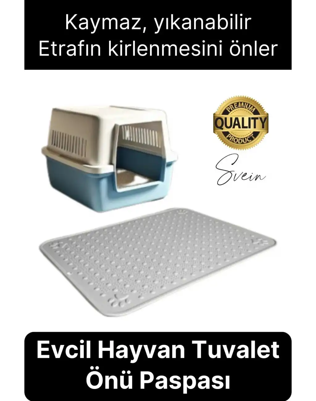 Evcil Hayvan Tuvalet Önü Paspası Silikon Mama Kum Matı Kedi Kumu Yıkanabilir Toz Tutucu Yatak Önü