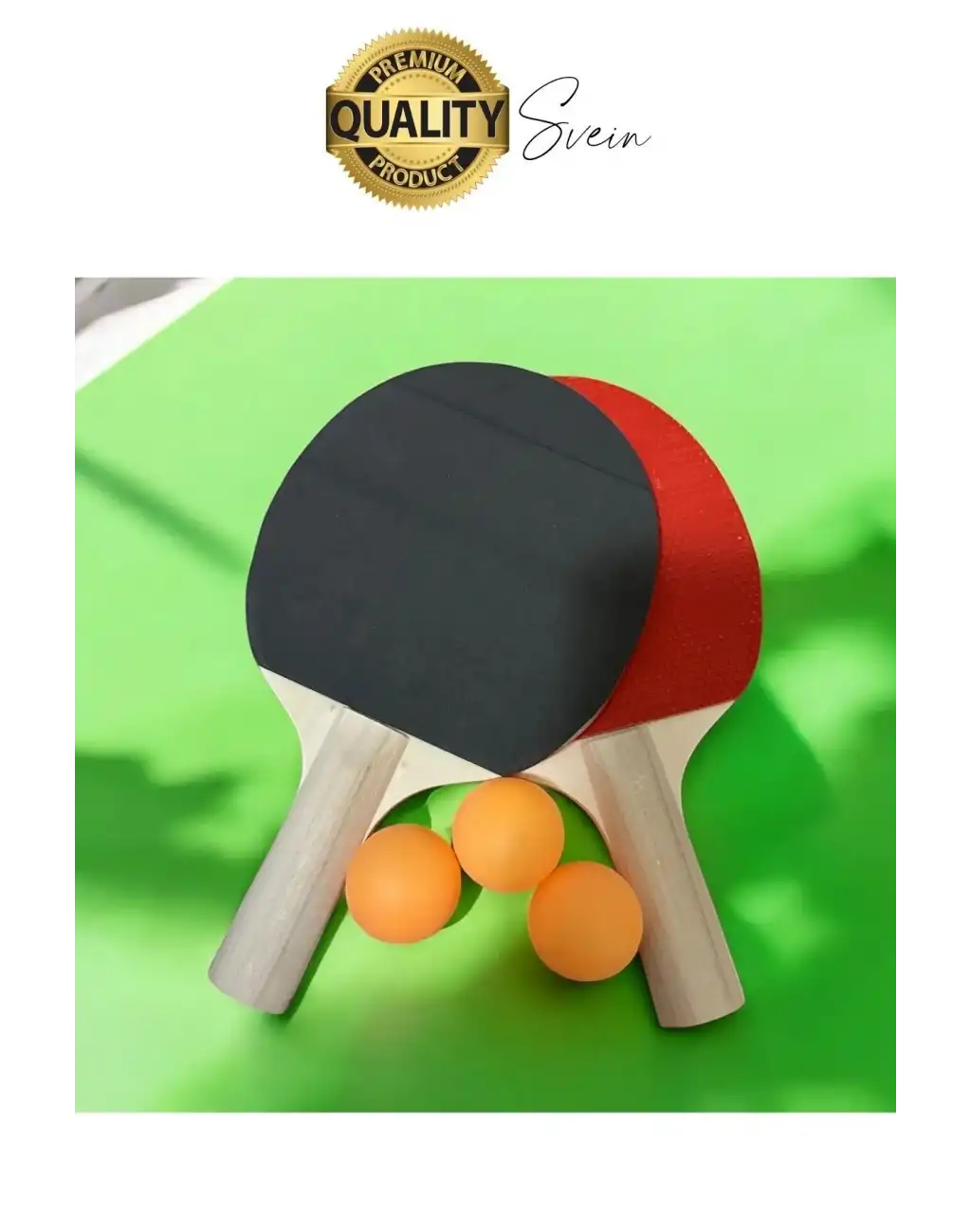 Masa Tenisi Raket Seti 2 Adet Raket 3 Adet Pinpon Topu Ahşap Saplı Dayanıklı Ve Hafif Oyun Ekipmanı