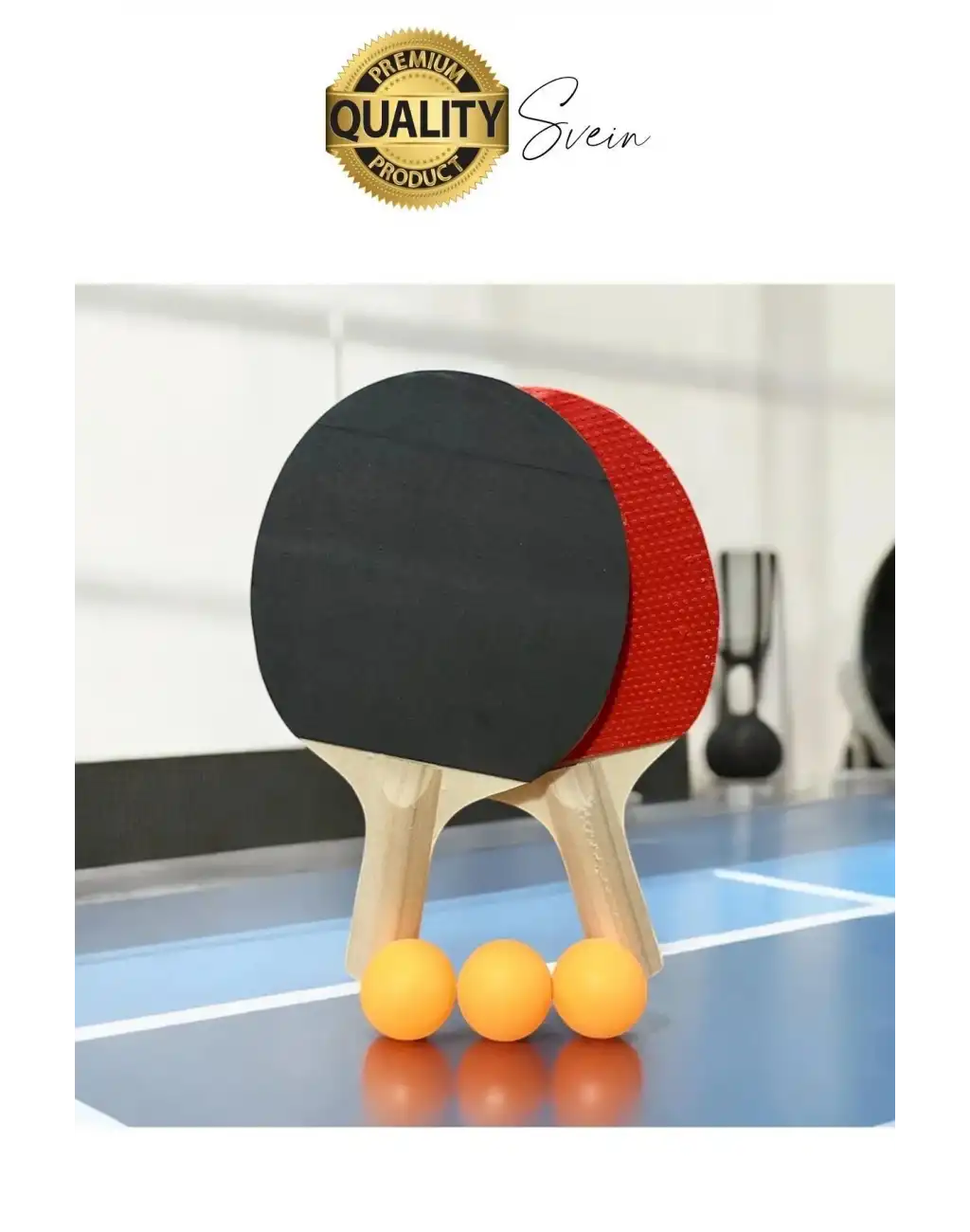 Masa Tenisi Raket Seti 2 Adet Raket 3 Adet Pinpon Topu Ahşap Saplı Dayanıklı Ve Hafif Oyun Ekipmanı