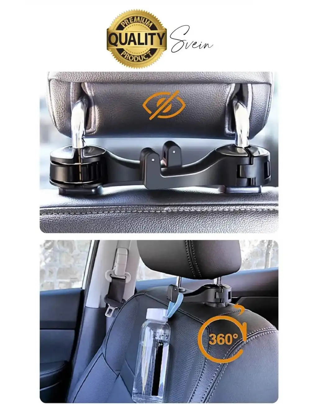 Oto Koltuk Arkası Telefon Tablet Tutucu Askılık Mesafe Ayarlı Uzayan Ayarlanabilir Sağlam Organizer
