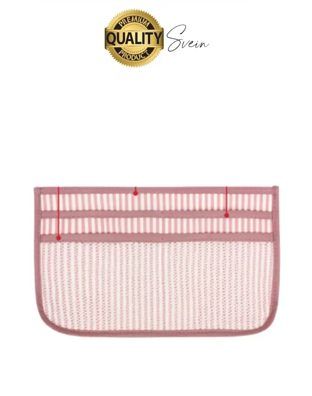 Çok Fonksiyonlu Kulplu Çanta İçi Düzenleyici Organizer Bölmeli Kumaş Taşınabilir Kozmetik Dayanıklı