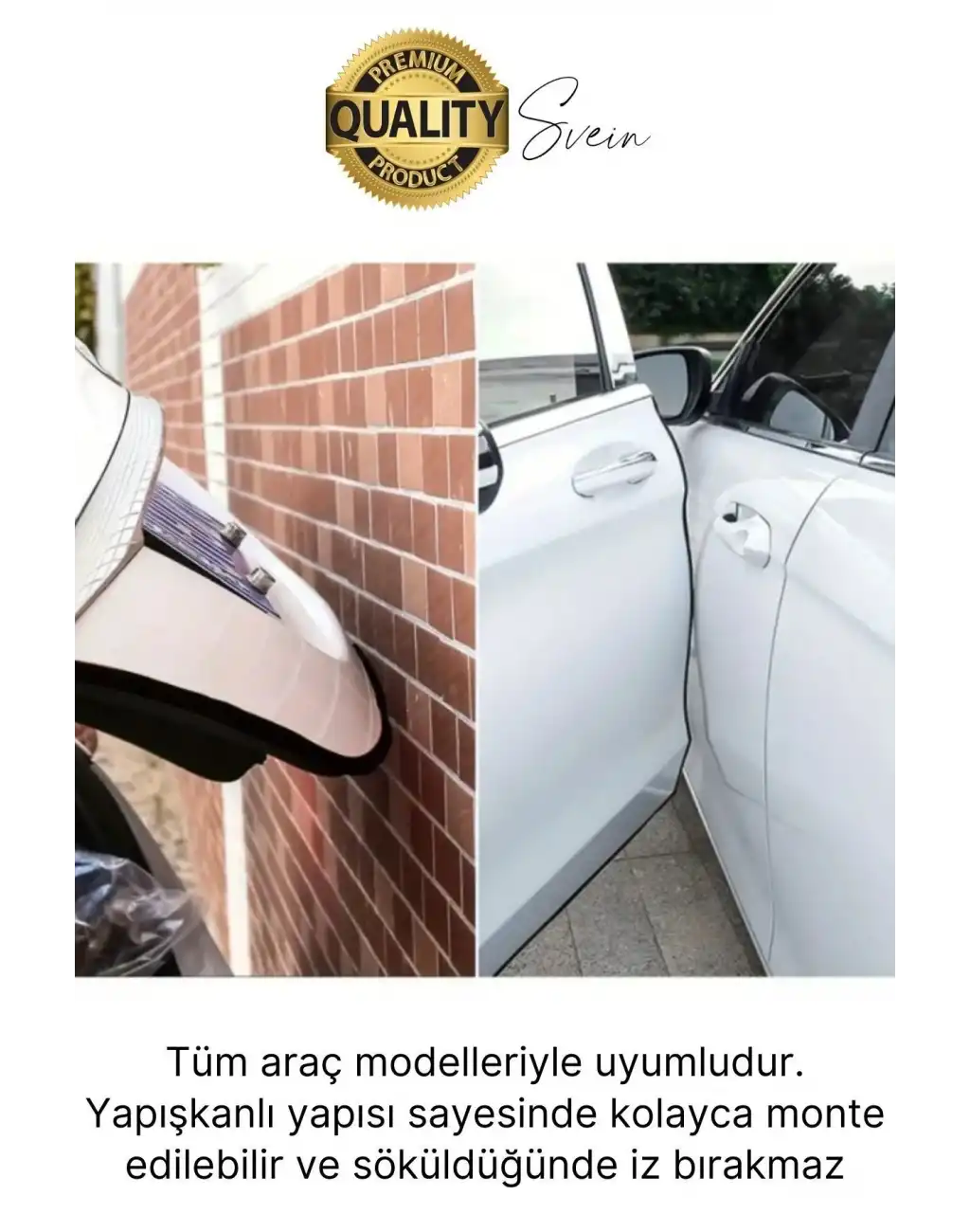 5 Metre Araç Kapı Kenar Koruyucu Şerit Oto Araba Pratik Yapışkanlı Koruma Şeridi Otomobil Contası