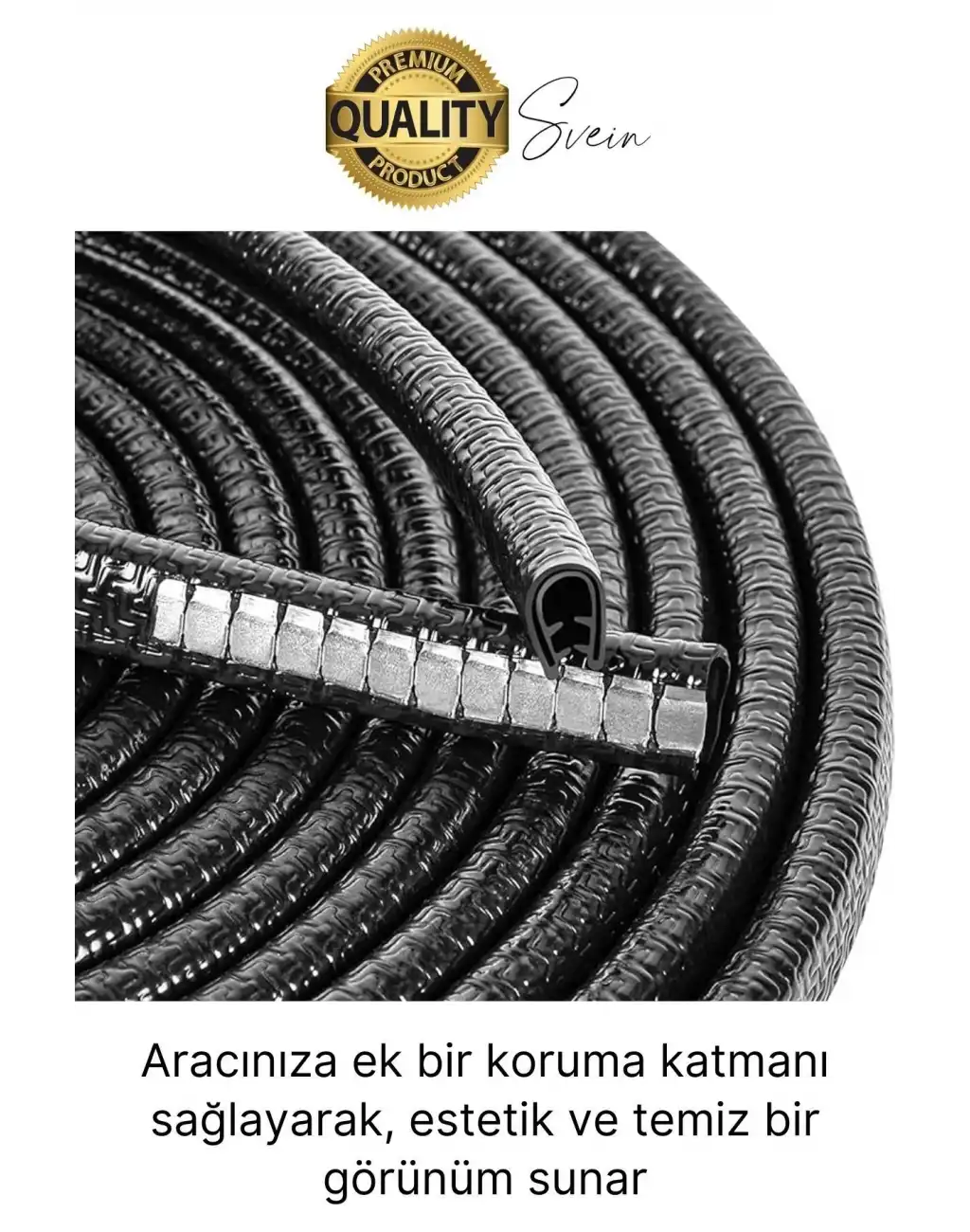 5 Metre Araç Kapı Kenar Koruyucu Şerit Oto Araba Pratik Yapışkanlı Koruma Şeridi Otomobil Contası