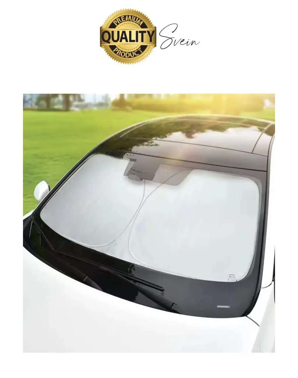 Katlanabilir Ön Cam Araba Güneşliği UV Işık Engelleyici Isı Koruması Perde Çantalı Koruma Gölgelik