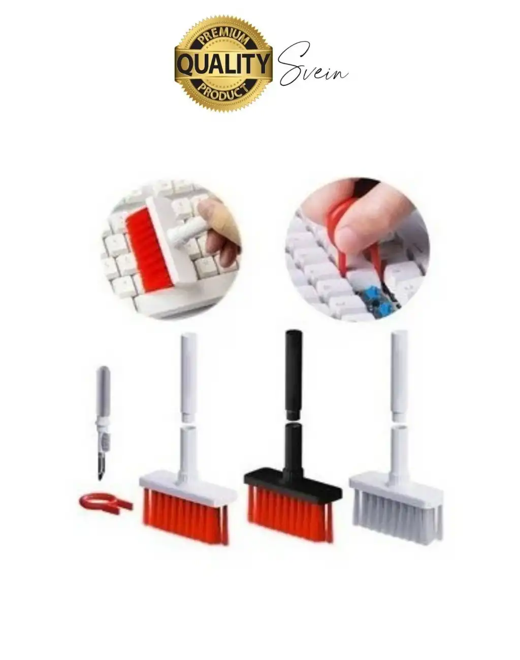 Çok Amaçlı Klavye ve Kulaklık Temizleme Seti Elektronik Cihaz Fırçalı Bilgisayar Tuş Çektirme