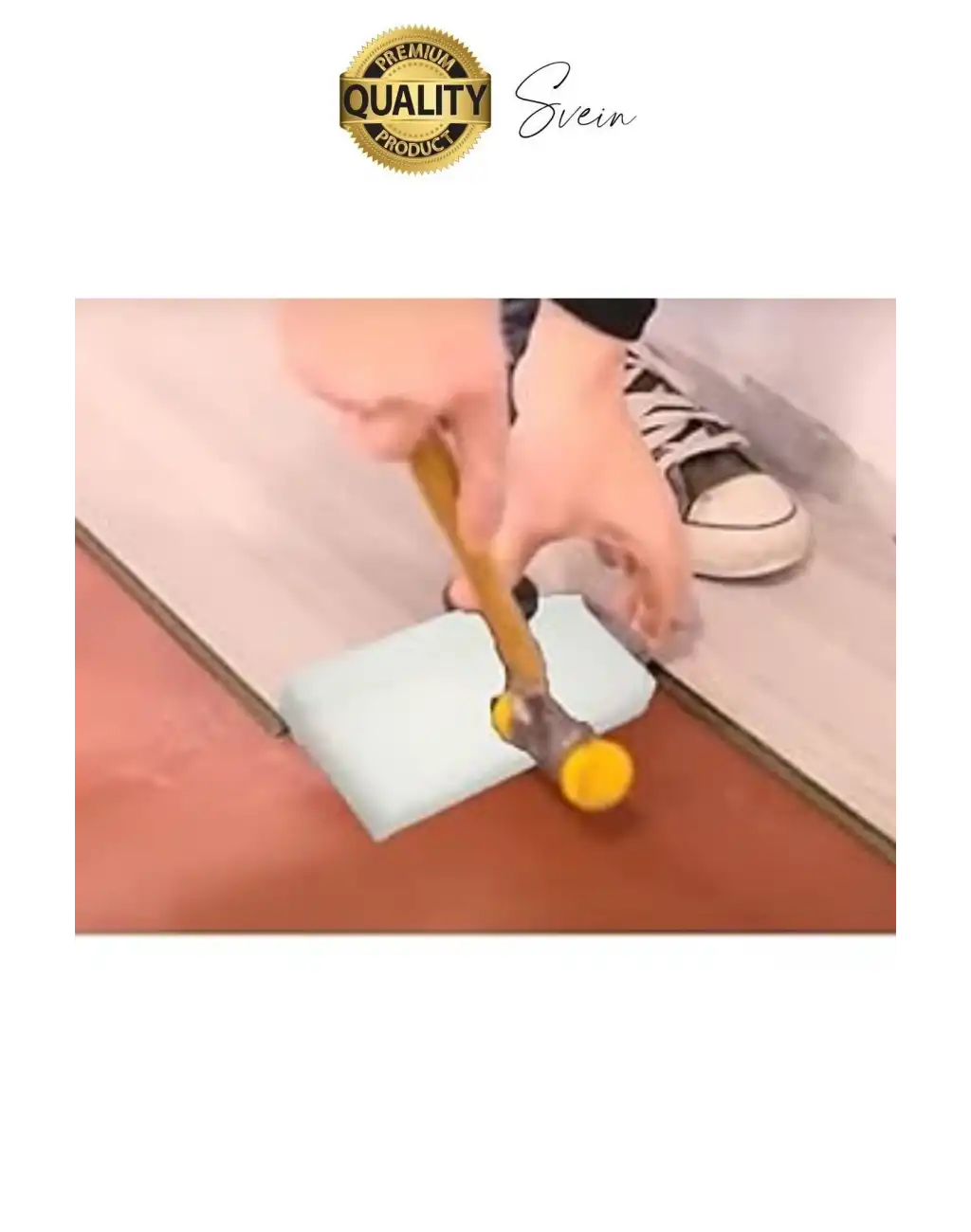 Dayanıklı Parke Döşeme Çakma Takozu Zemin Laminant Polyamid Uzun Ömürlü Kafa Boşluğu Laminat Geçirme