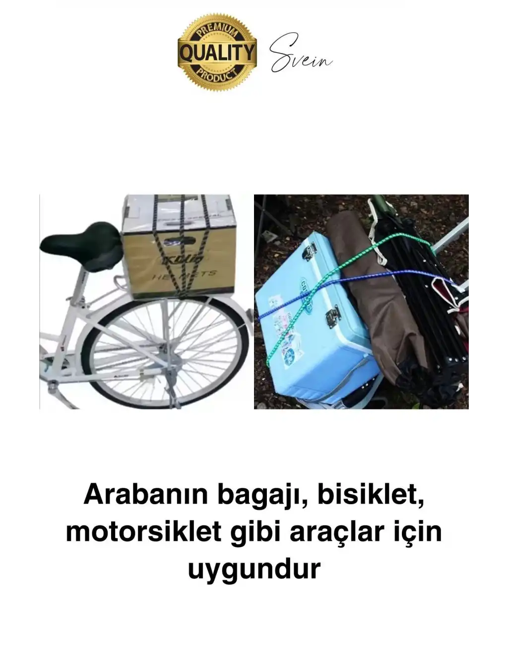 Geniş Uzun Bagaj Lastiği 2 mt Kancalı Gerdirme Bisiklet Sabitleme Bagaj Halatı Araba Karavan