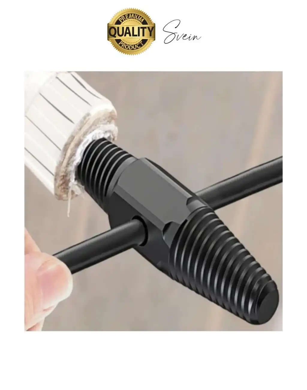 Kırık Musluk Ters Kılavuz Açıcı Aparatı Çift Başlı Su Borusu Vida Hasarlı Cıvata Sökücü Set