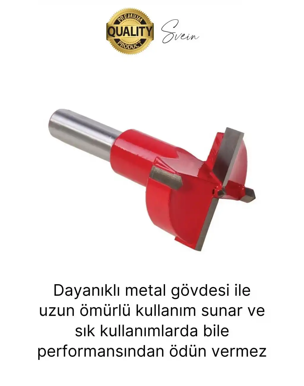 Premium 35 mm Menteşe Yeri Açma Delme Freze Bıçağı Ahşap Matkap Ucu Mutfak Dolabı Kapak Marangoz