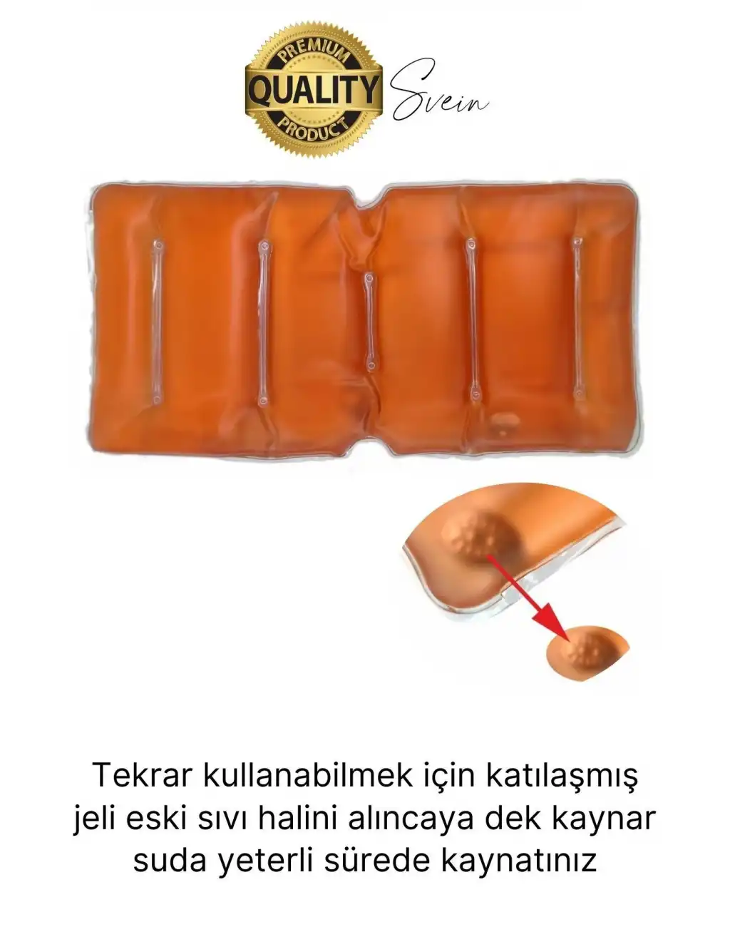 Büyük Boy Yeniden Kullanılabilir Sihirli Jel Sıcak Soğuk Kompres Termojel Bel ve Sırt Vücut Isıtıcı