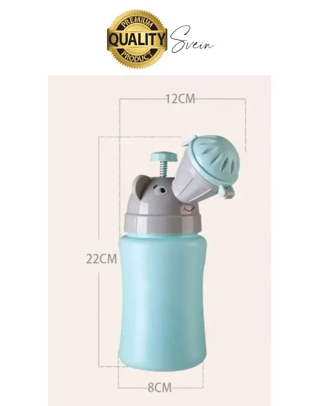 Portatif Erkek Çocuk Pisuarı Lazımlık Çiş Eğitimi Taşınabilir Acil Taşınabilir Mavi Oğlan Tuvalet