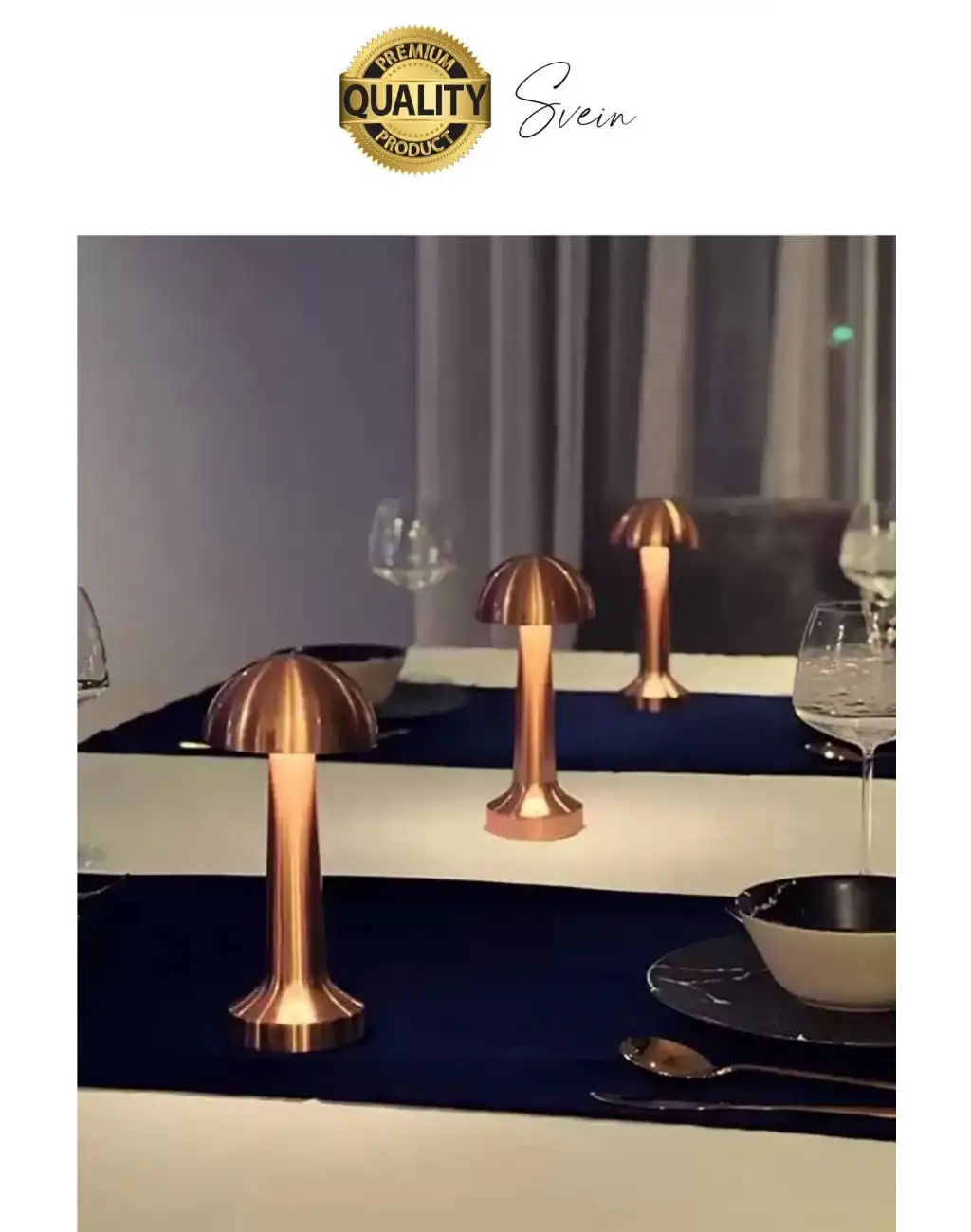 Premium Şarjlı Dokunmatik Masa Lambası 3 Renk Ayarlanabiir Parlaklık Abajur Ambians Dekoratif Klasik