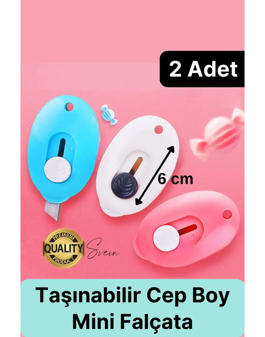 Çok Amaçlı Taşınabilir Cep ve Çanta Mini Falçata Maket Bıçağı Ultra Keskin Anahtarlıklı Çelik