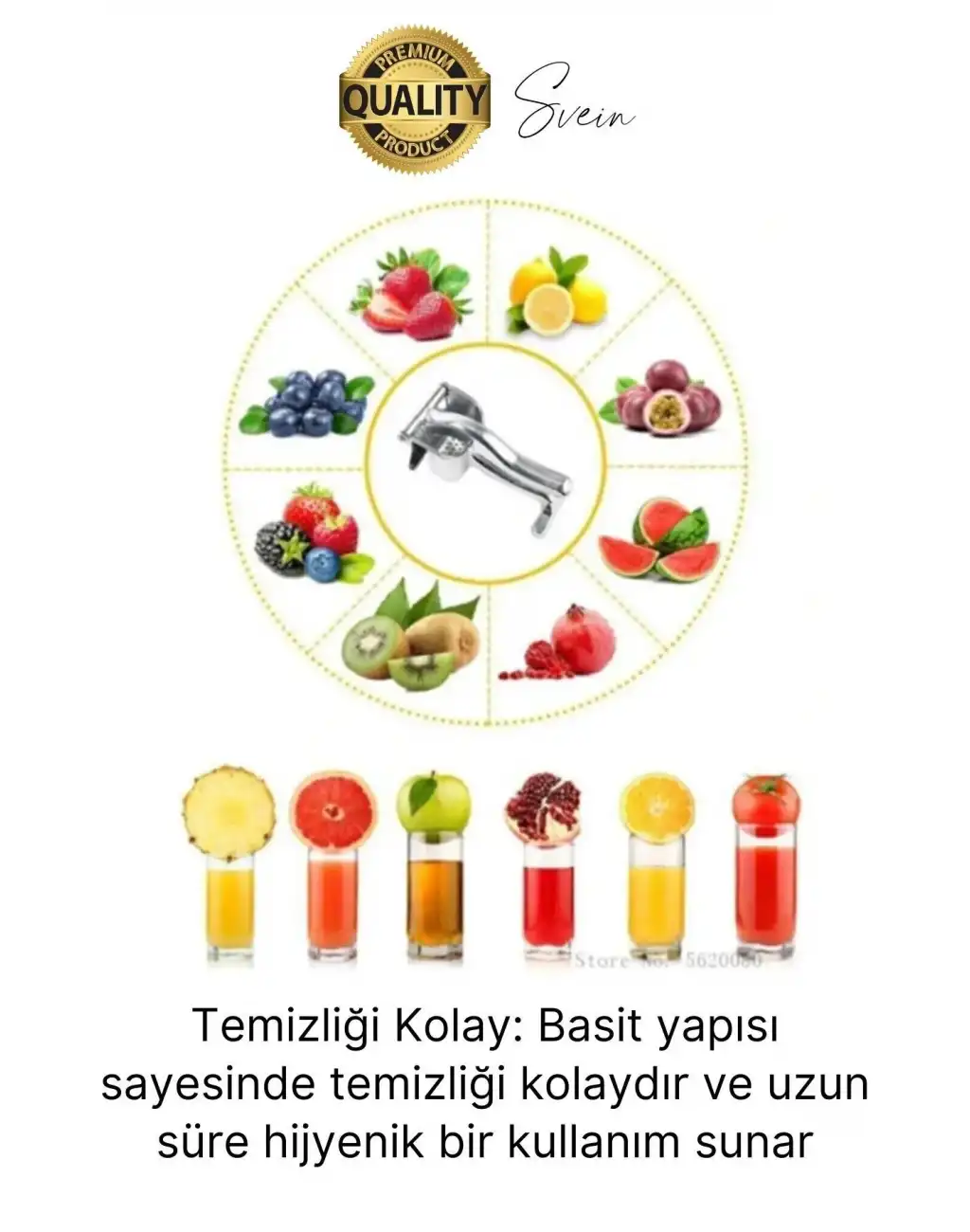 Premium Alüminyum Katı Meyve Sıkacağı Narenciye Portakal Limon Suyu Basınçlı Manuel Ev Mutfak Aleti