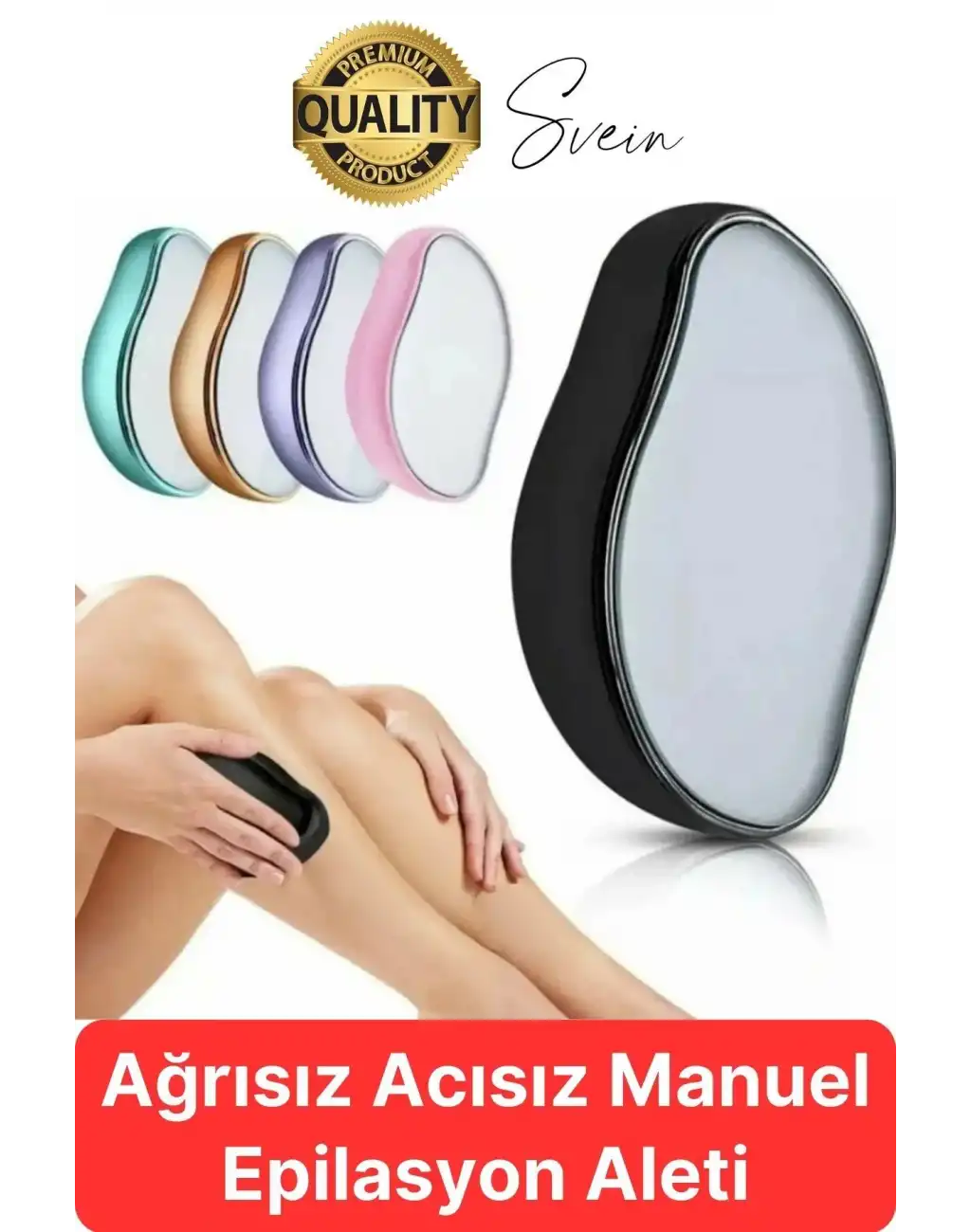 #Epilatör Acısız Ağrısız Tüy Dökücü Epilasyon Aleti Manuel Kıl Kristal Alma Epilatör Silgisi Kol Bacak Vücut