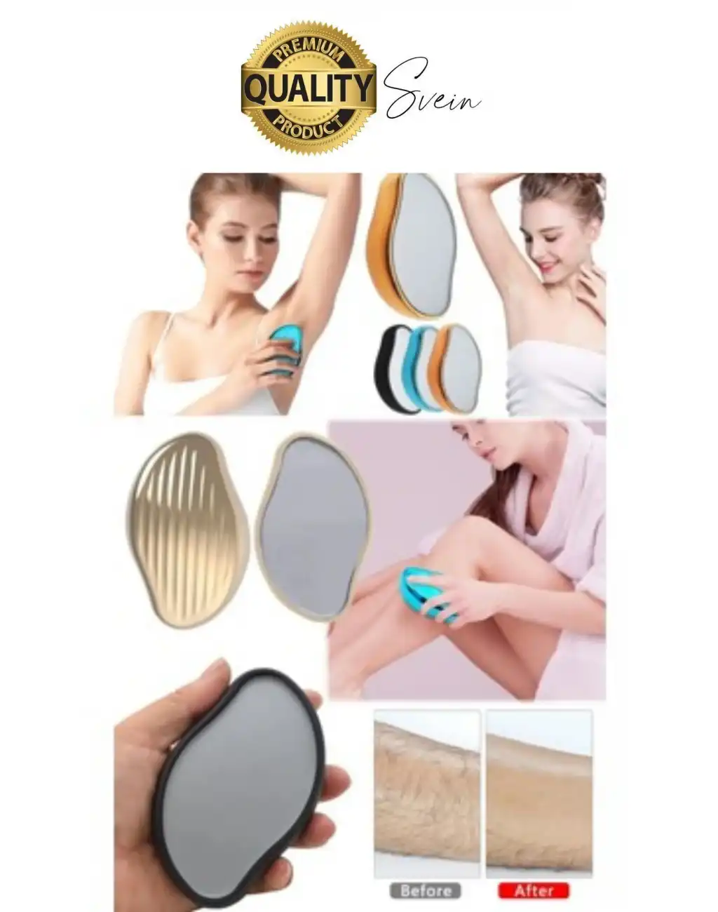 #Epilatör Acısız Ağrısız Tüy Dökücü Epilasyon Aleti Manuel Kıl Kristal Alma Epilatör Silgisi Kol Bacak Vücut