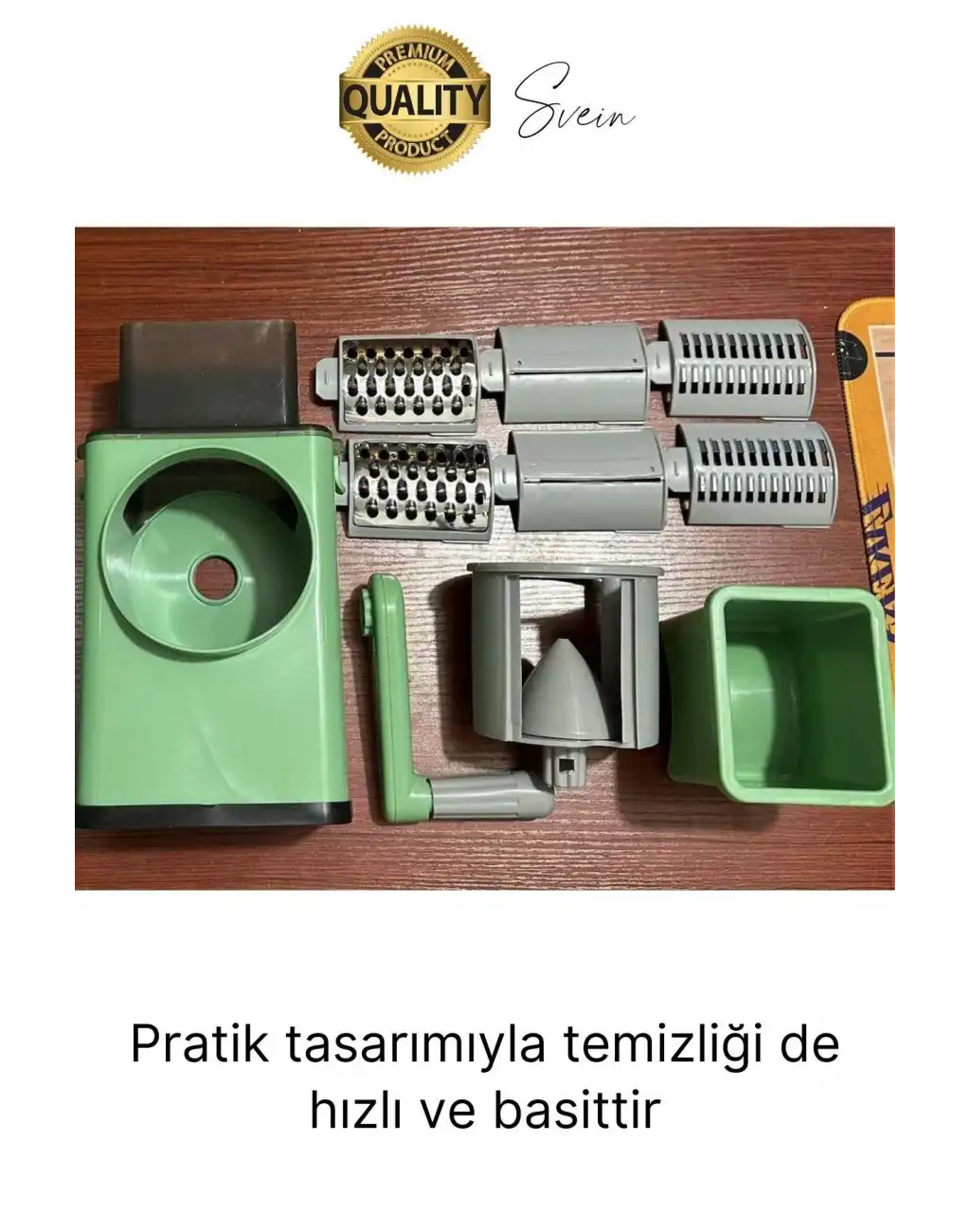 Fonksiyonel Rende Kollu Sebze Doğrayıcı Dilimleyici Mutfak Tambur Peynir Fındık Ceviz Öğütücü