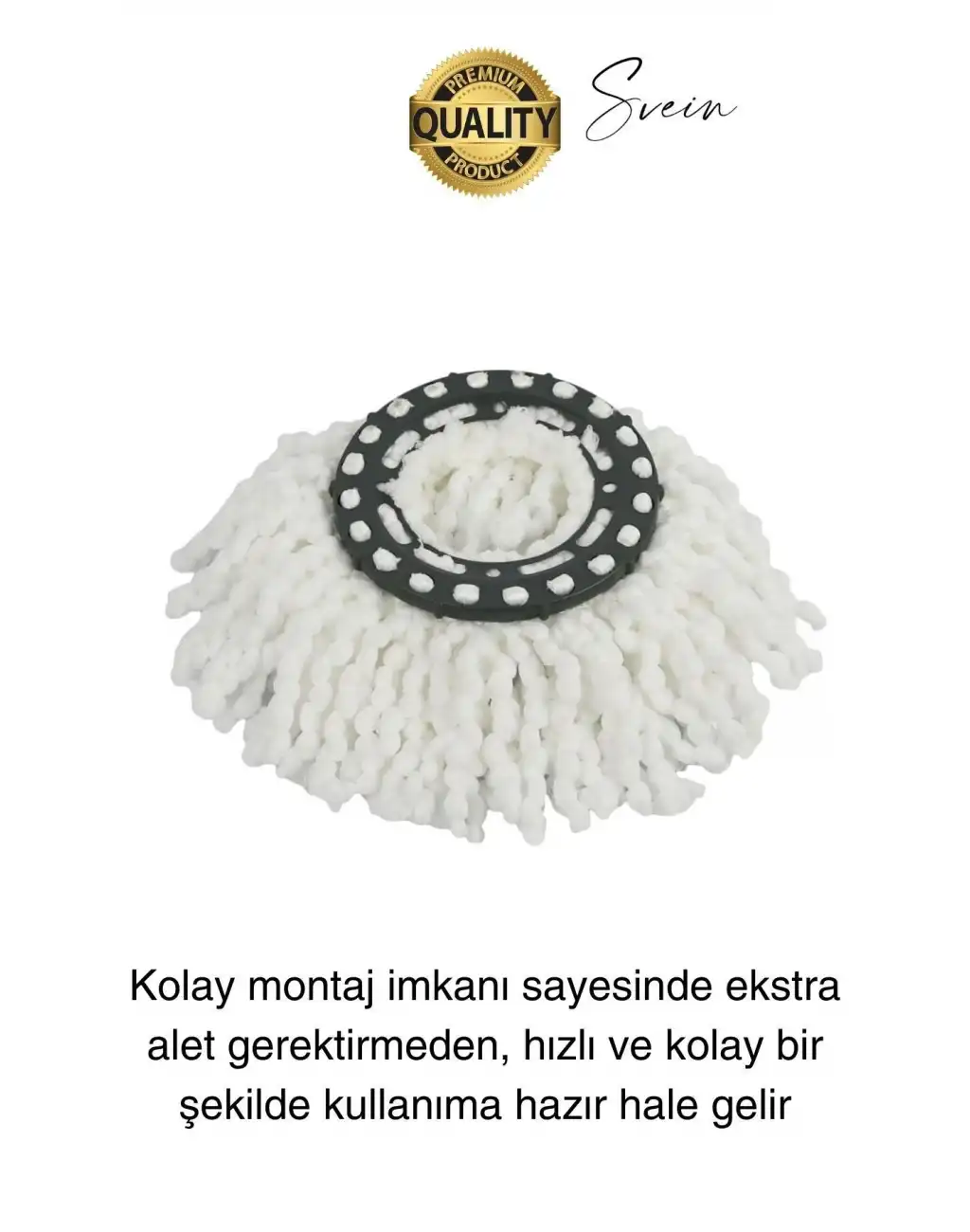 Ultra Emici Yedek Mop Başlığı Mikrofiber Paspas Püsküllü Temizlik Fayans Parke Laminant Silme Bezi
