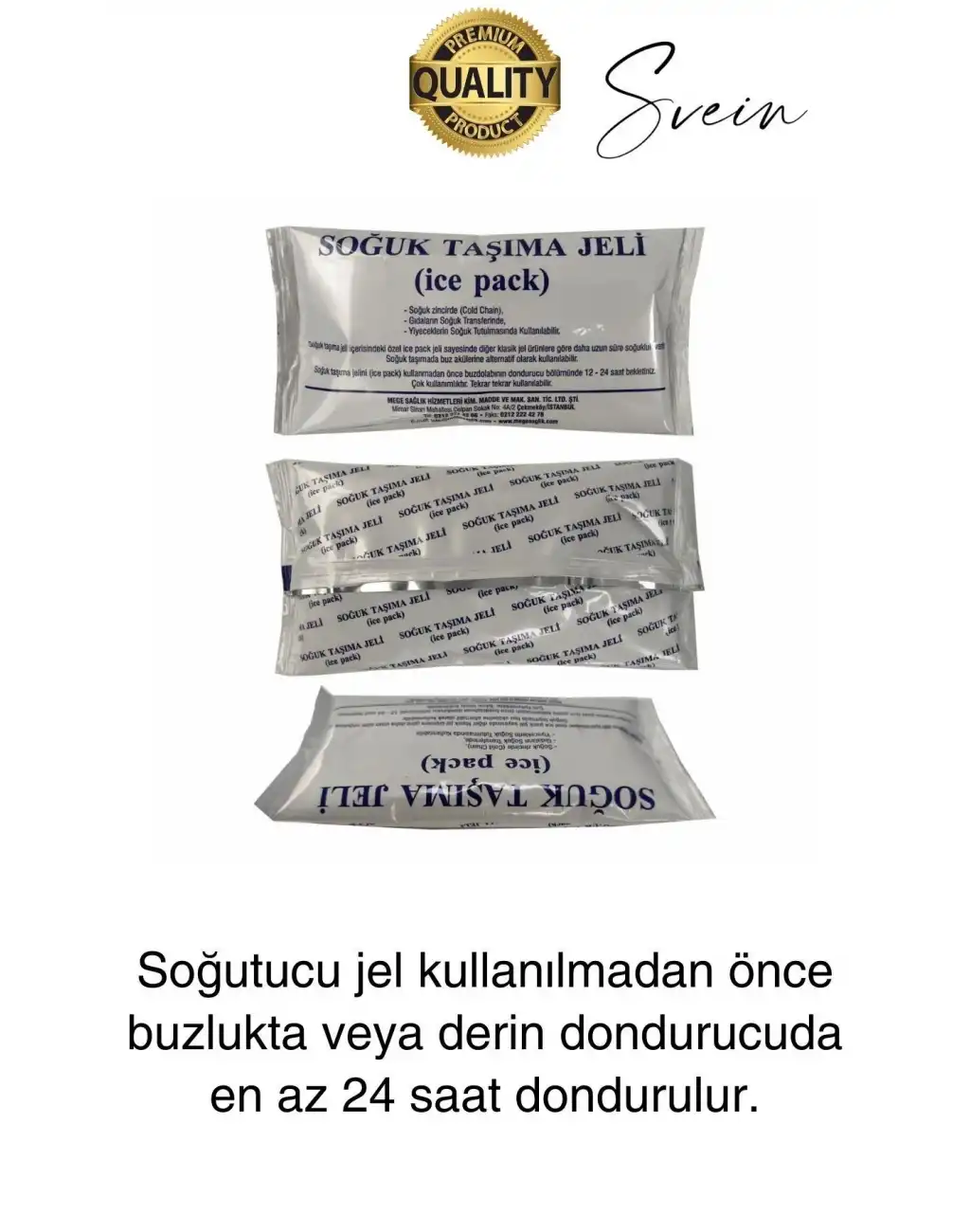 5 Adet 260 gr Soğutucu Jel Poşet Buz Aküsü Yolculuk Seyahat Yiyecek İçin Uygun Uzun Süre Dayanım