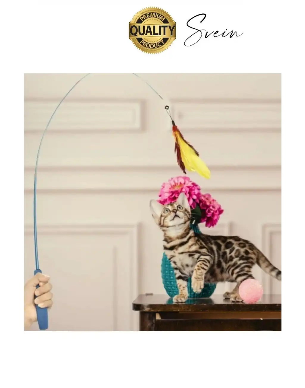 Dayanıklı Teleskopik Zilli Ve Tüylü Kedi Oyuncağı Eğlenceli Ayarlanabilir Peluş İnteraktif Olta