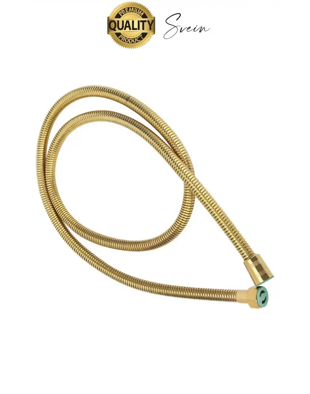 Yüksek Kalite Paslanmaz Kırılmaz Çelik Örgülü Duş Hortumu Uzayan Spiral 150 cm Büküm Önleyici