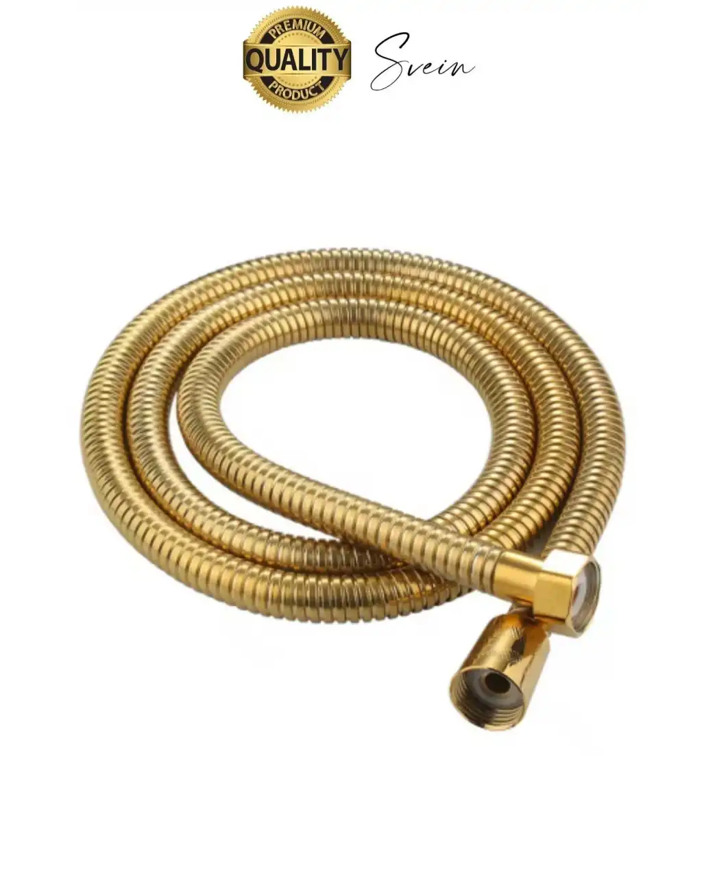 Yüksek Kalite Paslanmaz Kırılmaz Çelik Örgülü Duş Hortumu Uzayan Spiral 150 cm Büküm Önleyici