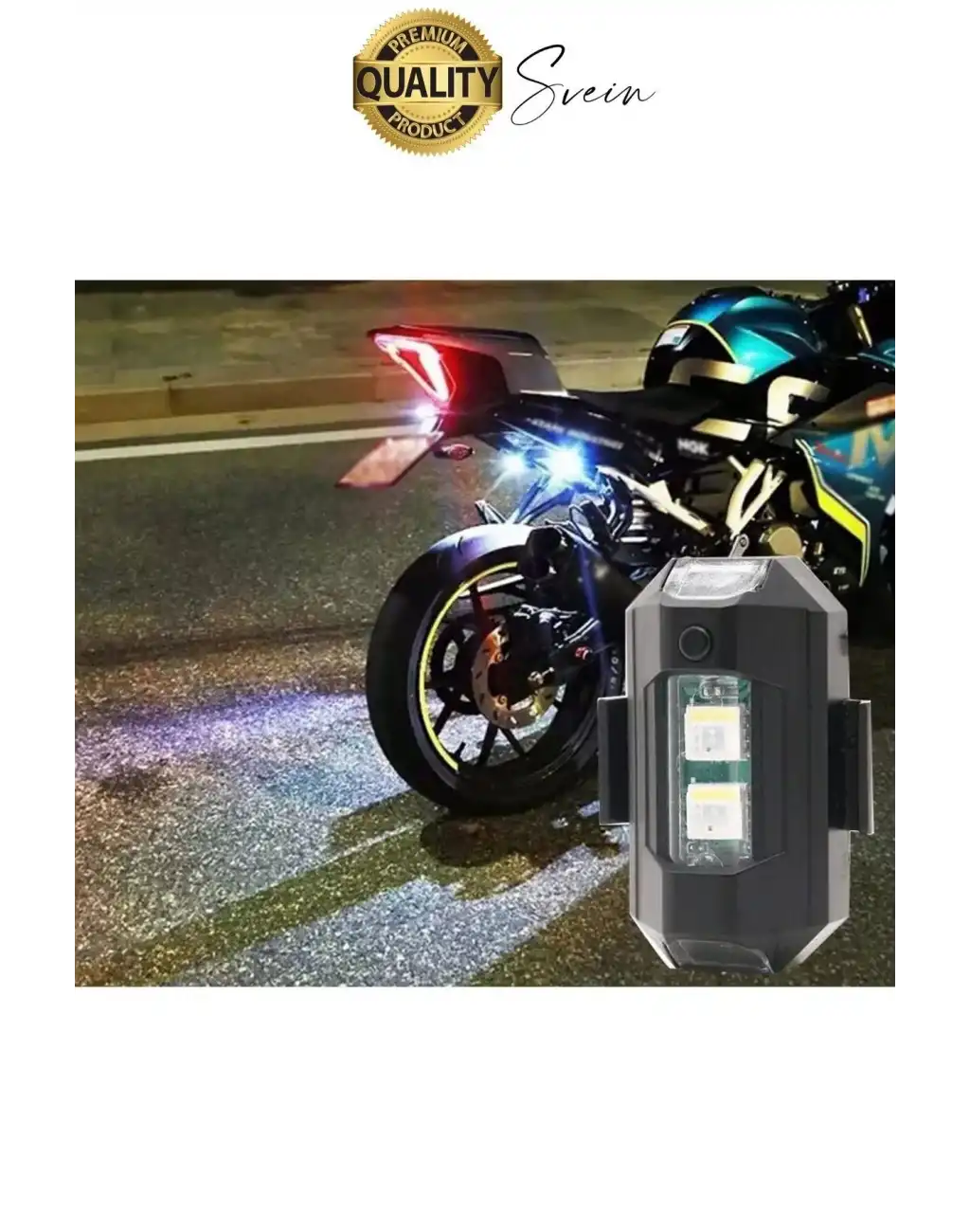 7 Renkli Şarjlı Bisiklet Motosiklet Drone Scooter Araba İçin Flaşör Lamba Yanıp Sönen Led İkaz Işığı