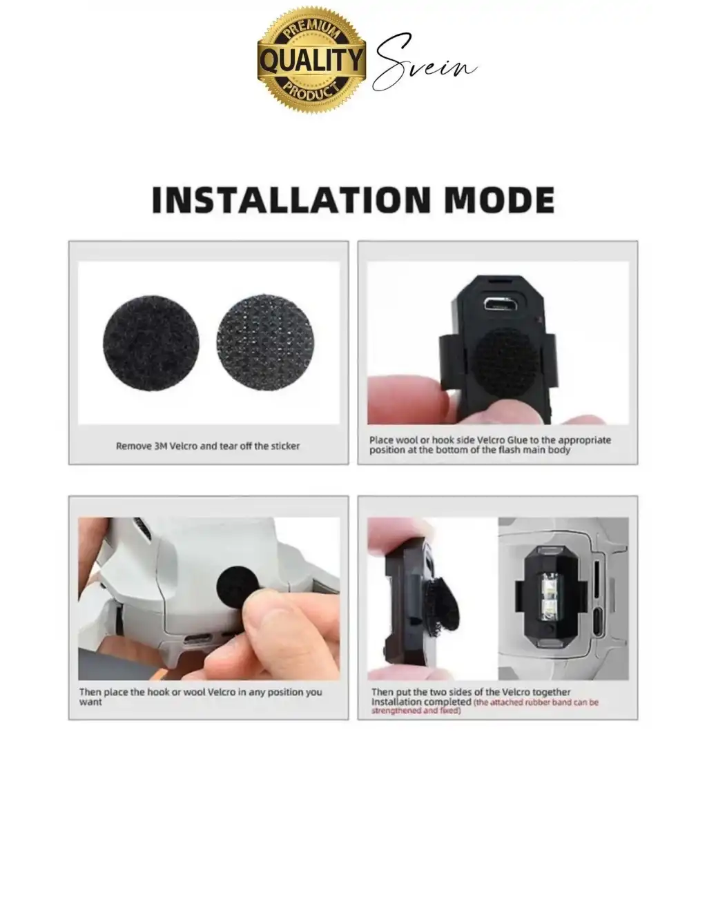 7 Renkli Şarjlı Bisiklet Motosiklet Drone Scooter Araba İçin Flaşör Lamba Yanıp Sönen Led İkaz Işığı