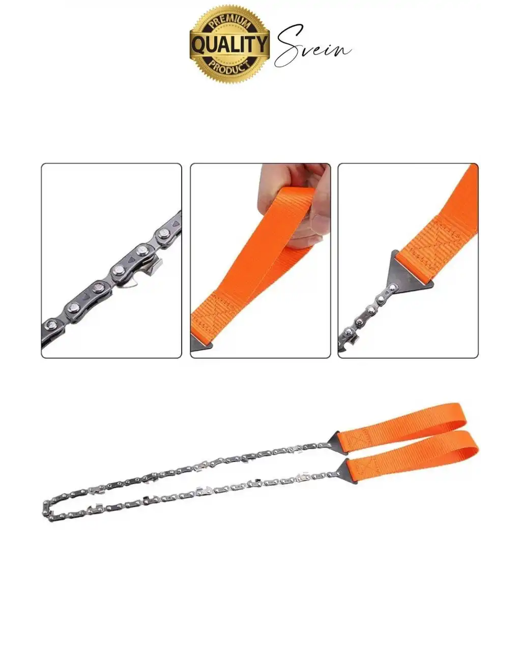 Taşınabilir Mini El Zincirli Testere Kamp Doğa Ağaç Dal Kesme Çelik Hafif Pratik Taşıma Çantası