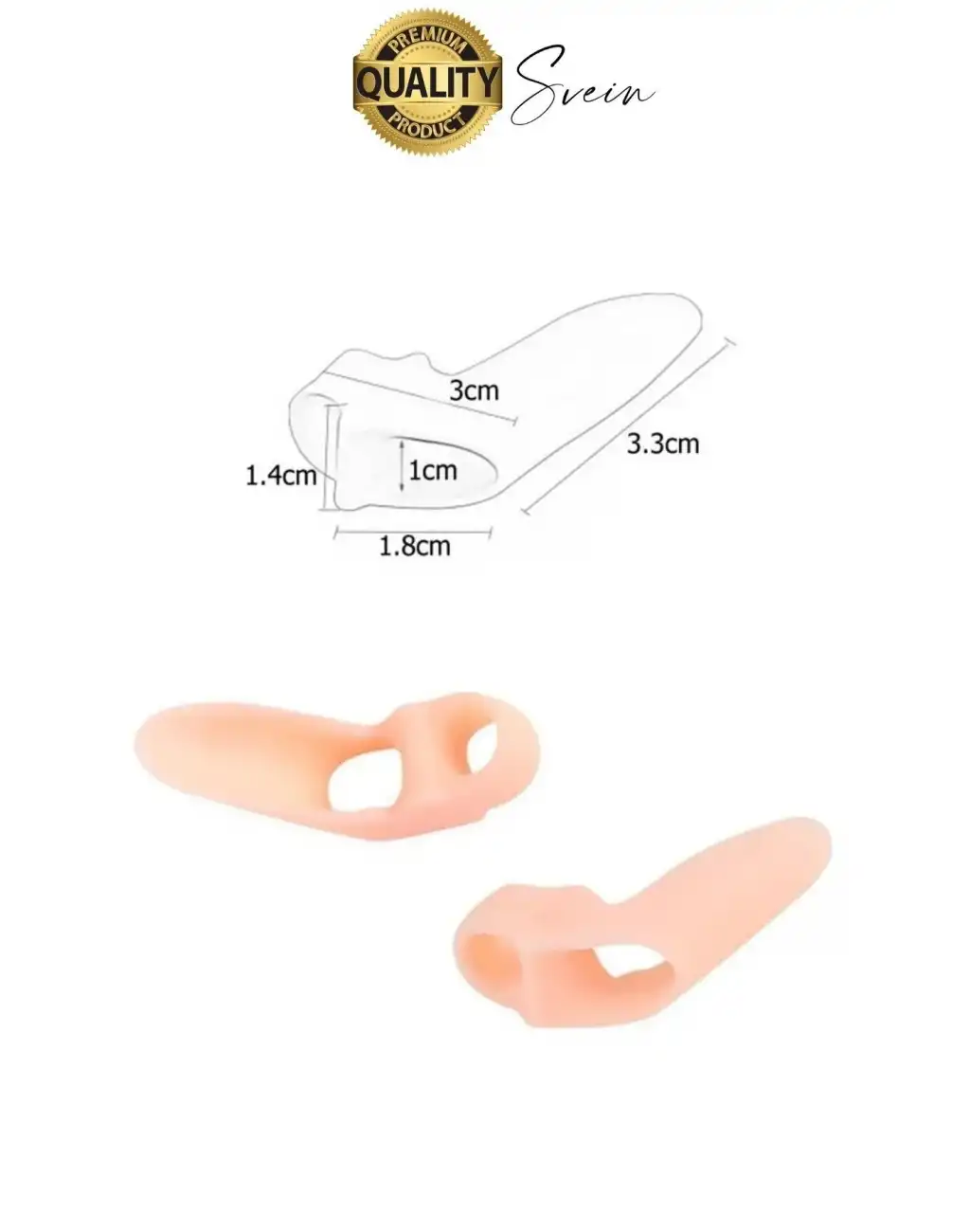 Ayak Baş Parmak Kemik Çıkıntı Koruyucu Bunyon İki Parmağa Geçen Silikon Makaralı Halluks Valgus