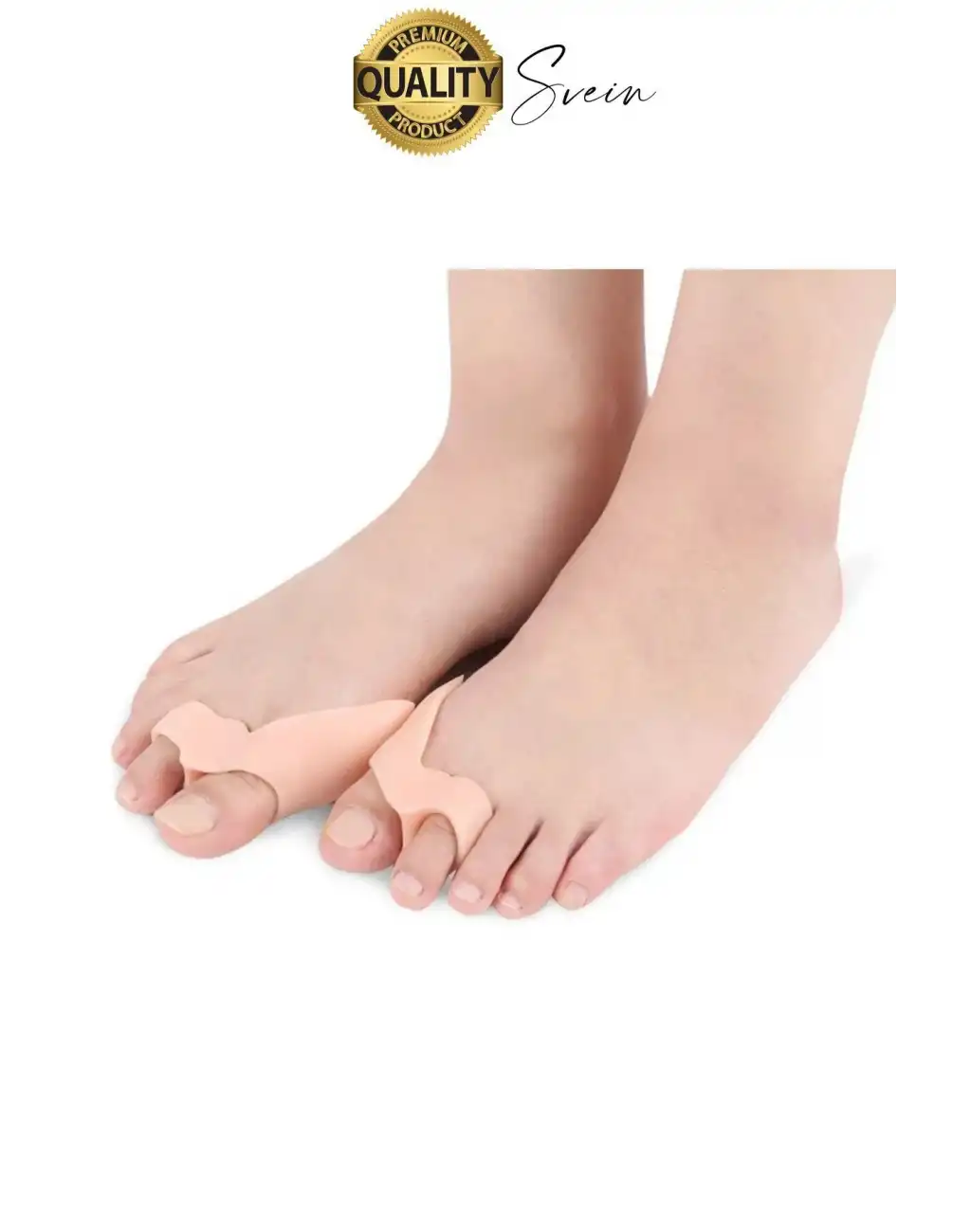 Ayak Baş Parmak Kemik Çıkıntı Koruyucu Bunyon İki Parmağa Geçen Silikon Makaralı Halluks Valgus