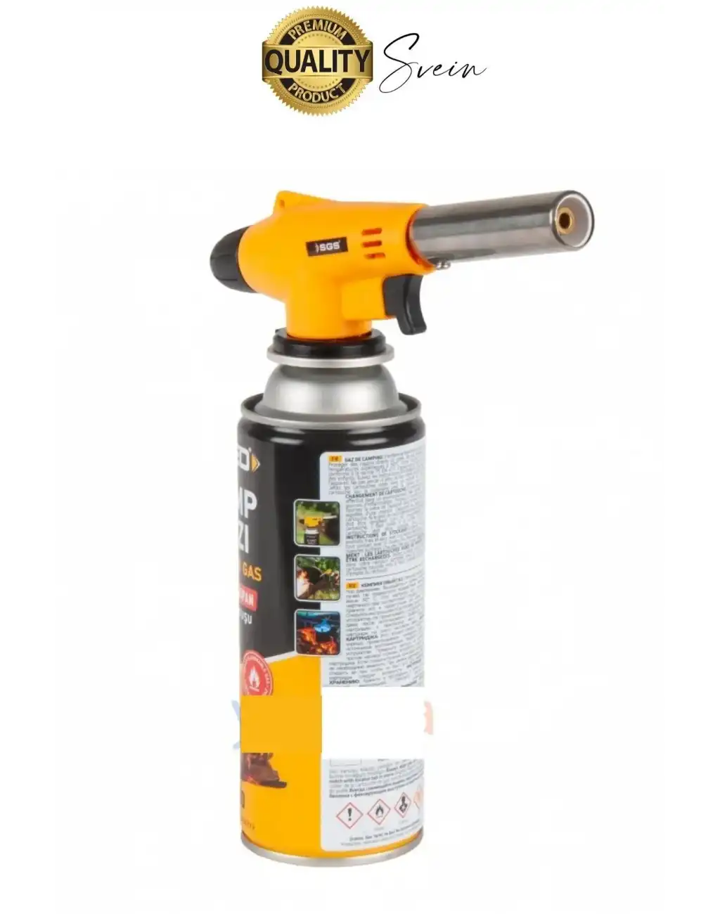 Kolay Kullanım 1300 Derece Pürmüz Seti Bütan Propan Çakmak Mangal Kamp Otomatik Ateşleme Sistemi