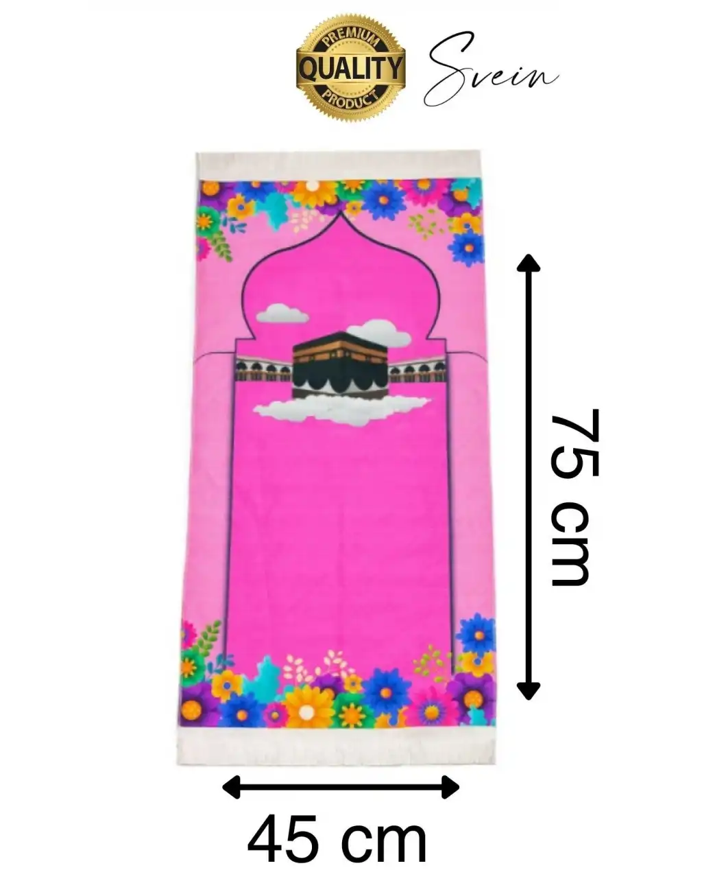 Özel Üretim Kız Çocuk Namaza İlk Adım Seccade Tesbih Seti Kızımın Seccadesi Oyuncak Hazırlık Hediye