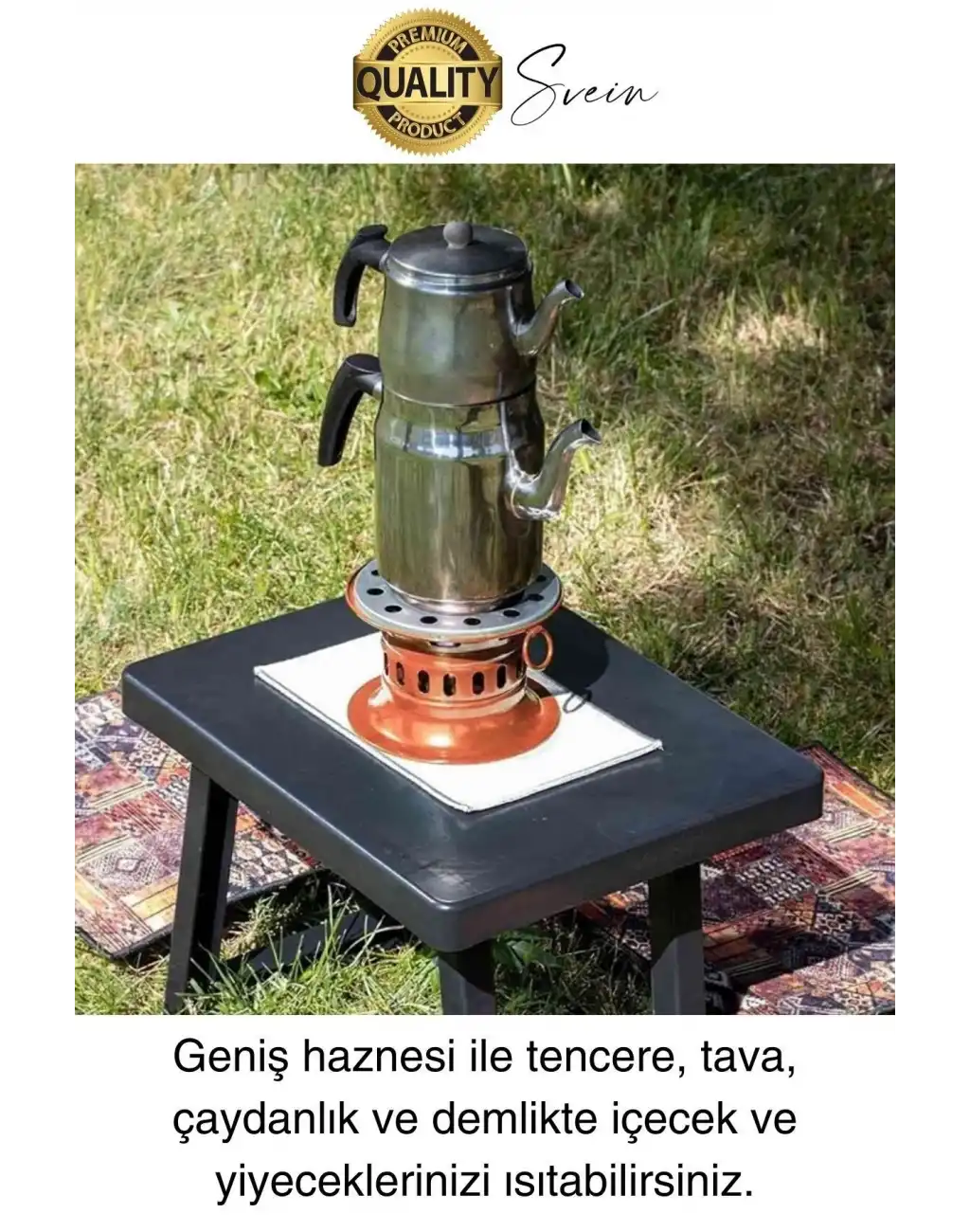 Özel Üretim Jel Yakıtlı Isıtıcı Osmanlı Ocağı Ev İş Yazlık Piknik Kamp Tipi Kolay Taşınabilir Ocak