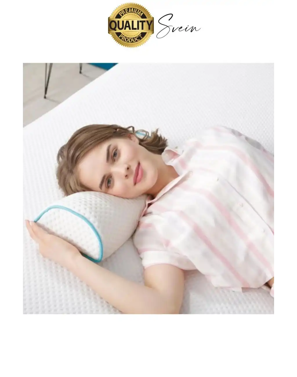 Konforlu Ergonomik Nefes Alabilen Hipoalerjenik Visco Ortopedik Horlama Uyku Yastığı Boyun