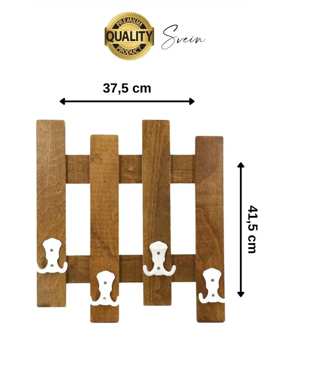 Özel Tasarım 5 Kancalı Doğal Ahşap Duvar Kapı Askısı Elbise Askılık Portmanto Vestiyer Anahtarlık