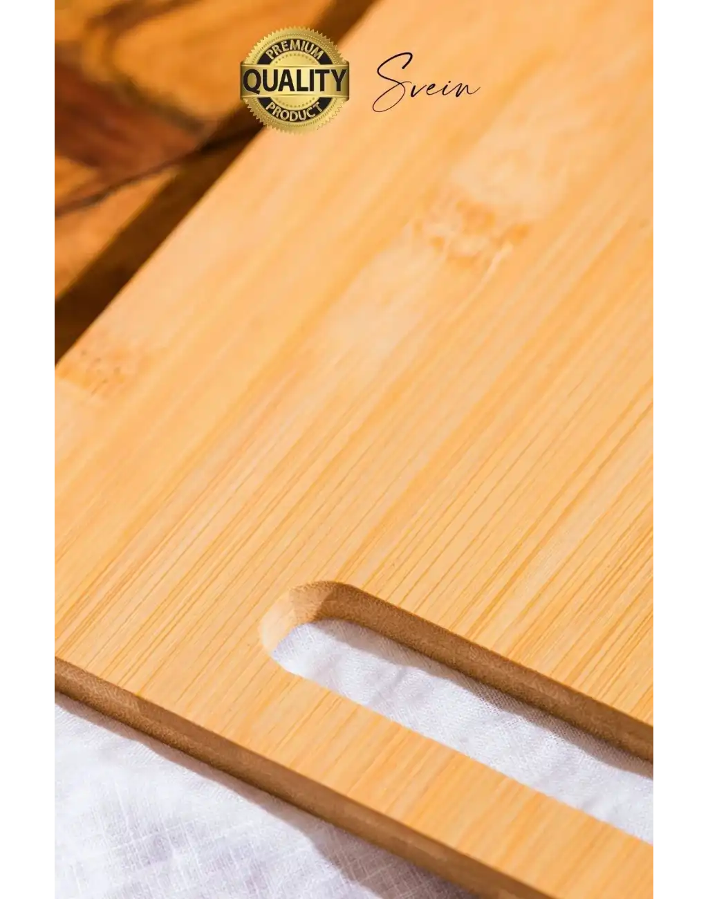 Bambu Kesme Doğrama Tahtası Ahşap Kesim Panosu Et Tavuk Balık Sebze Antibakteriyel Yıkanabilir