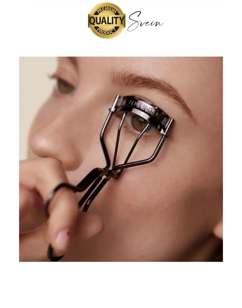 Premium Kirpik Kıvırma Makinesi Manuel Paslanmaz Çelik Şekillendirici Eyelash Curler Kıvırıcı