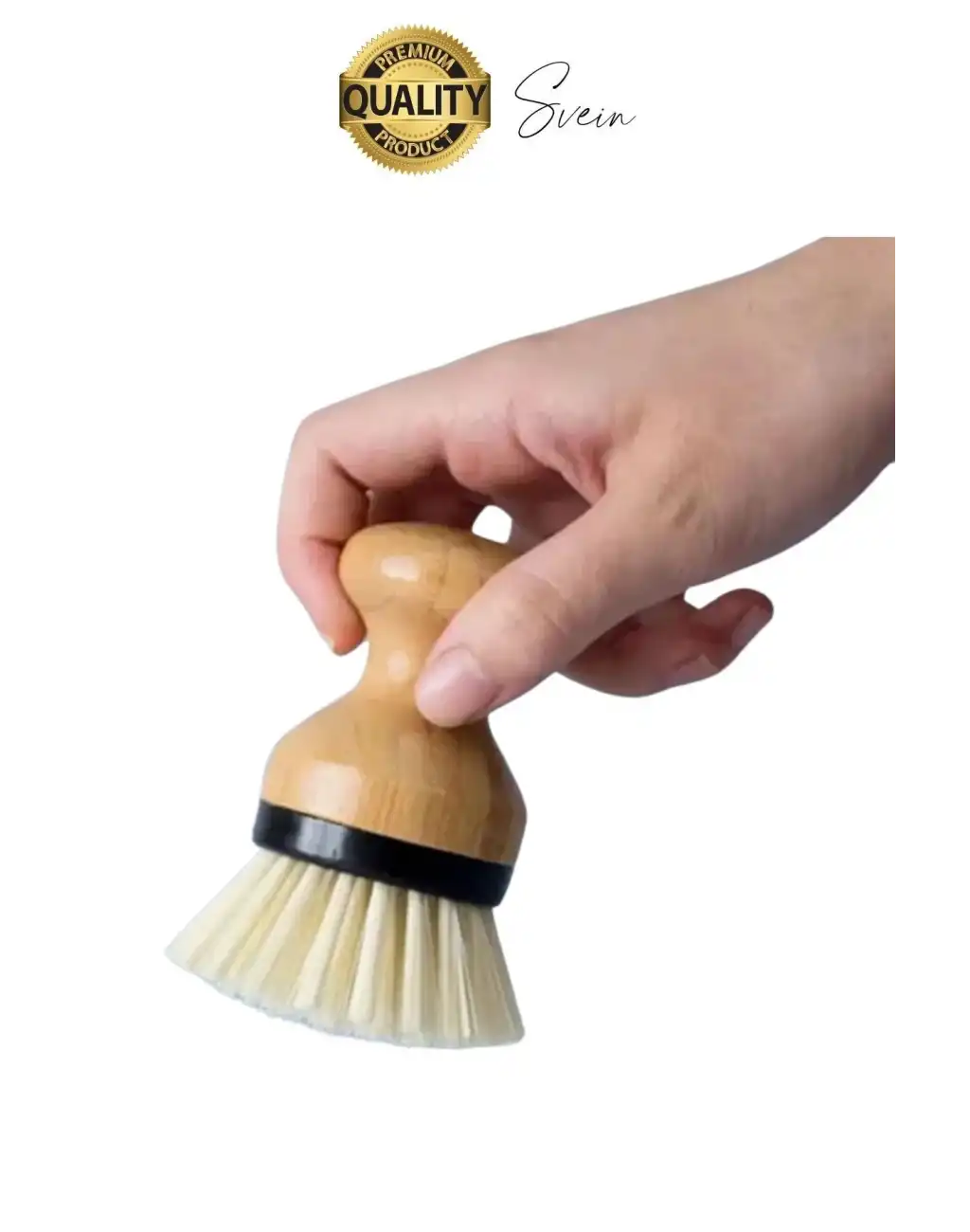 Mini Bambu Fırça Yuvarlak Sofra Temizleme Avuç İçi Mutfak Lavabosu Banyo Temizliği Tava Berber