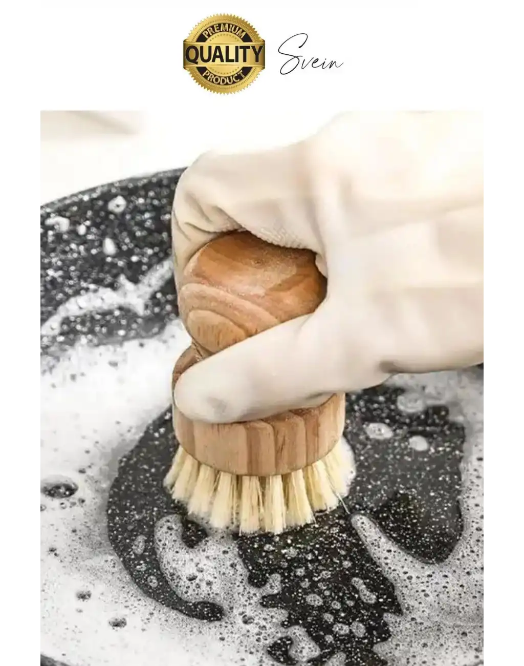 Mini Bambu Fırça Yuvarlak Sofra Temizleme Avuç İçi Mutfak Lavabosu Banyo Temizliği Tava Berber