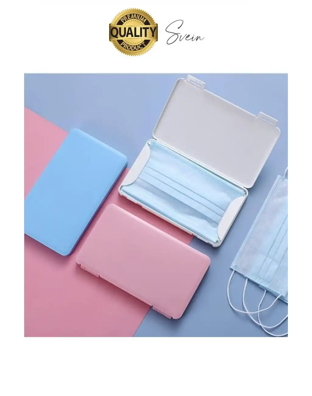 Taşınabilir Çok Amaçlı Maske Saklama Kutusu Plastik Koruyucu Kılıf Mini Hijyenik Toz Geçirmez