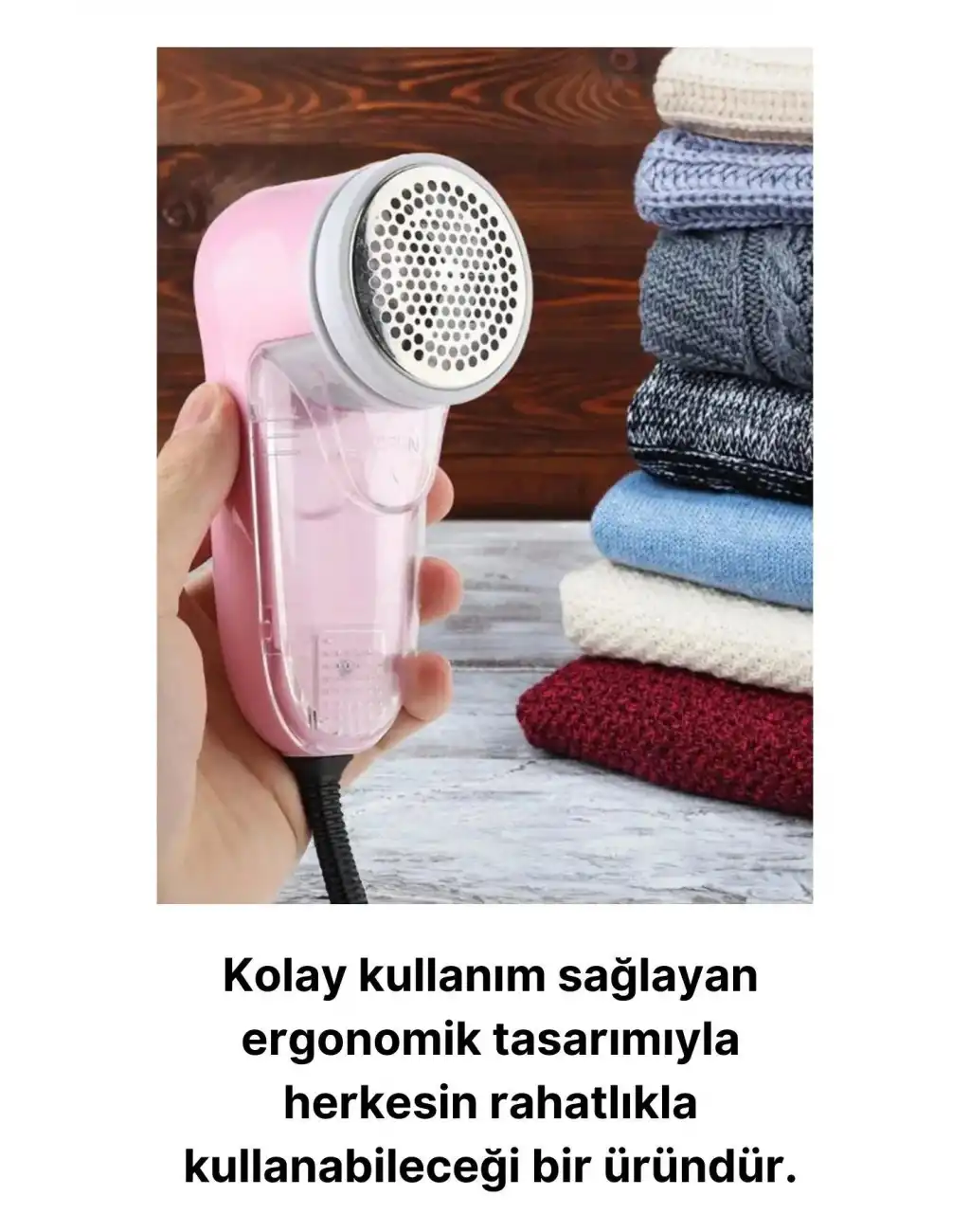 Pratik Taşınabilir Pilli Kıyafet Halı Tüy Toz Tiftik Toplama ve Temizleme Makinesi