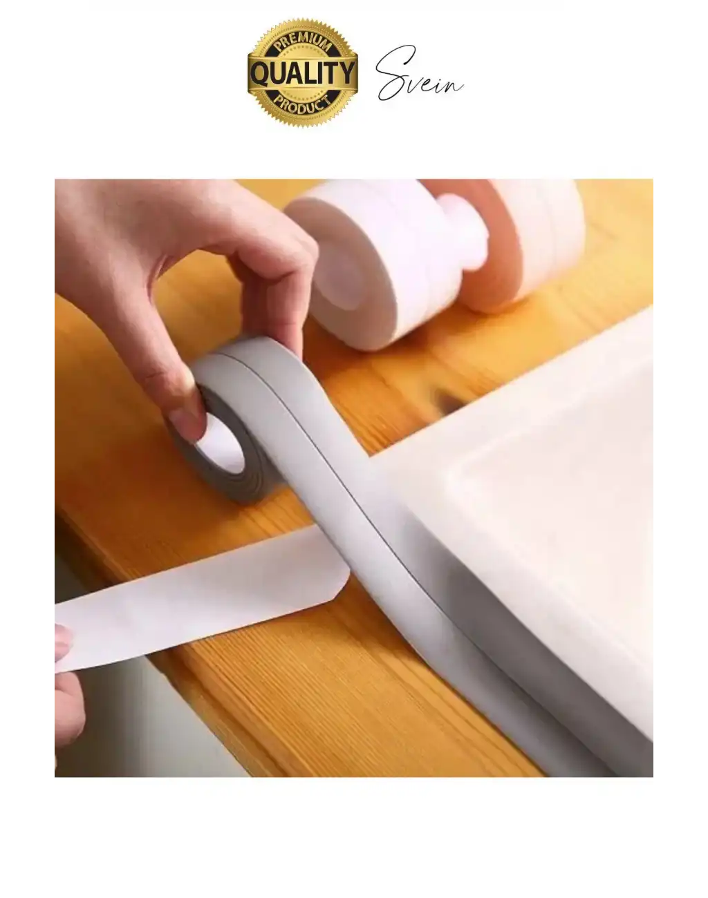 Premium Gri Ocak Tezgah Kenarı Banyo Mutfak Sızdırmaz Bant Su Geçirmez Küfe Dayanıklı 3,2 mt 1 Adet