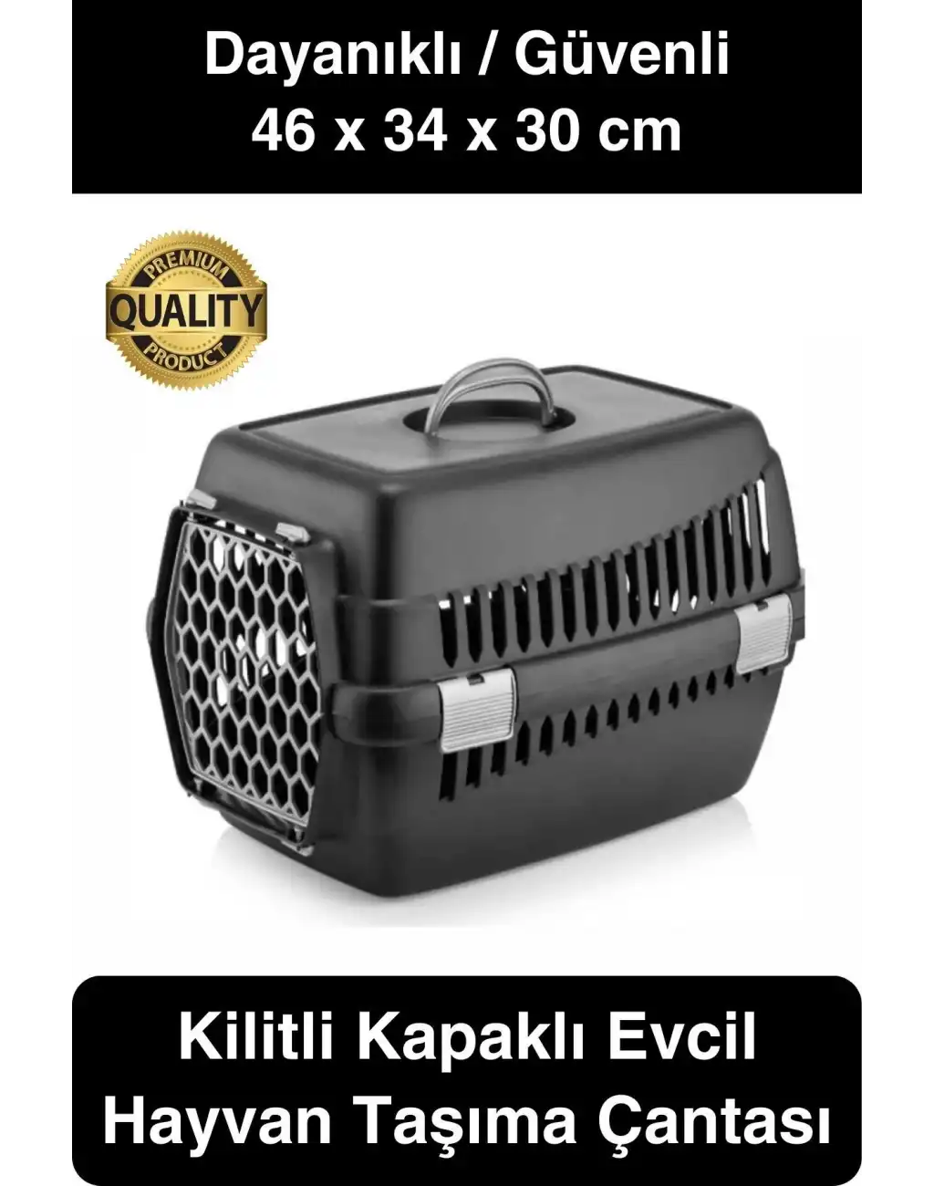 Premium Kilitli Evcil Hayvan Kedi Köpek Taşıma Çantası Hava Alan Yolculuk Seyahat İçin Kafes Kabin