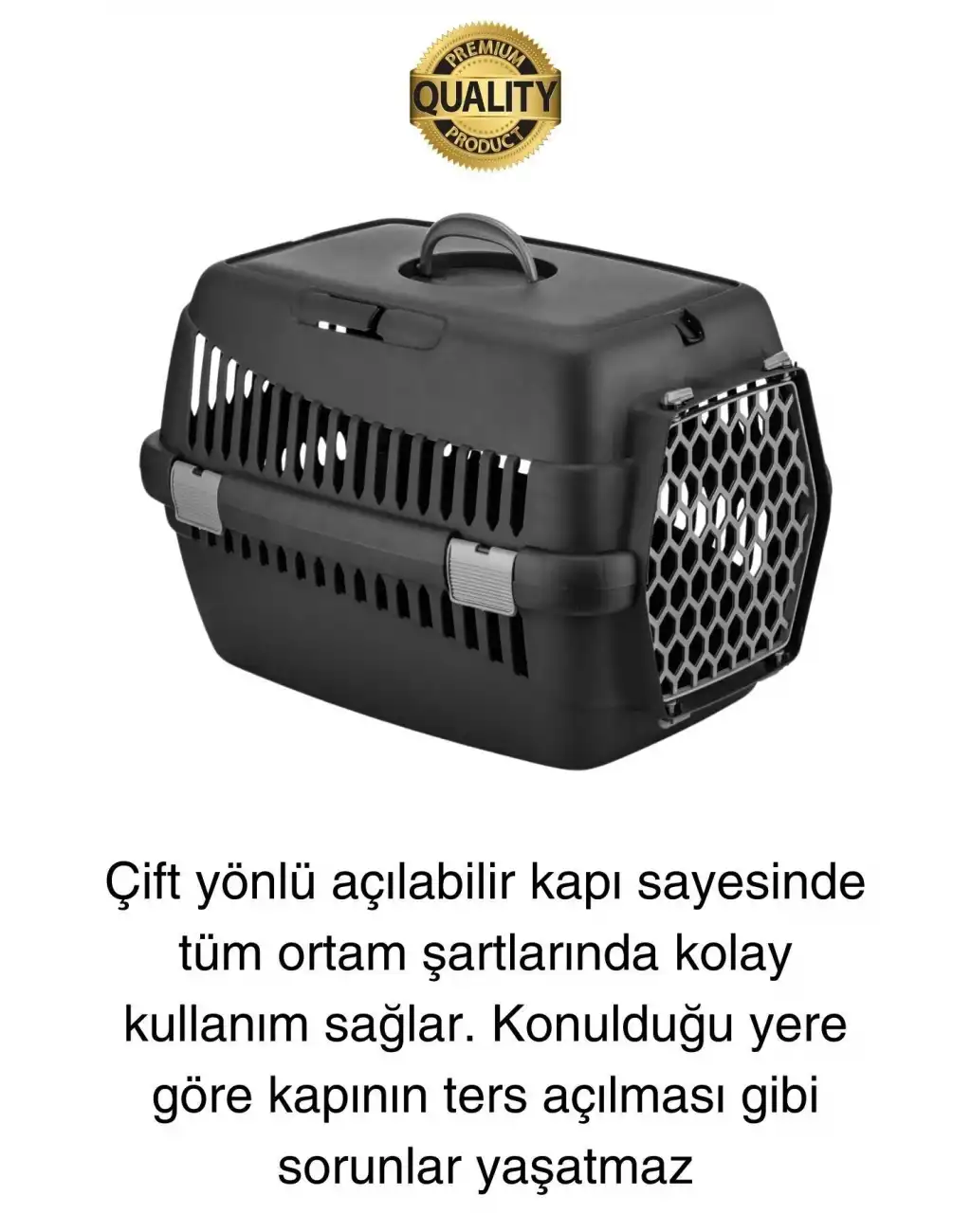 Premium Kilitli Evcil Hayvan Kedi Köpek Taşıma Çantası Hava Alan Yolculuk Seyahat İçin Kafes Kabin